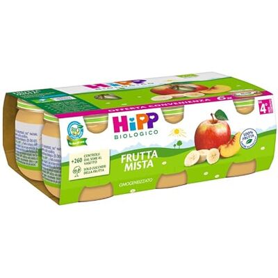 Omogeneizzato Biologico Frutta Mista - 6x80g Omogeneizzato Biologico Frutta Mista - 6x80g