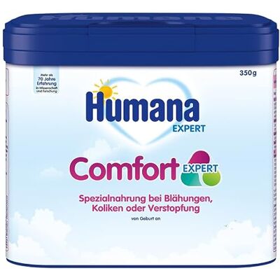 Humana Expert Comfort, Latte in Polvere per Neonati dalla Nascita, per Coliche e Stitichezza, 350g, 4 Confezioni Humana Expert Comfort, Latte in Polvere per Neonati dalla Nascita, per Coliche e Stitichezza, 350g, 4 Confezioni
