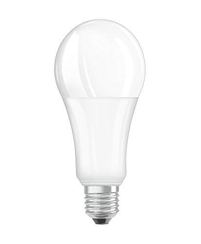 OSRAM Lampadina LED dimmerabile con attacco E27, bianco caldo (2700 K), forma classica, 20 W, ricambio per lampadina da 150 W, LED opaco SUPERSTAR CLASSIC A