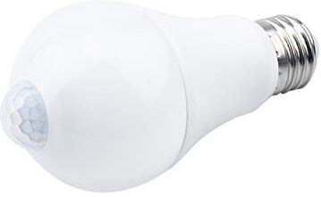 Bonlux Lampadina LED E27 con sensore di movimento, 900 lm, 9 W, sostituisce lampadina a risparmio energetico da 90 W, non dimmerabile, angolo di diffusione di 120°, bianco caldo, E27, 9.00W