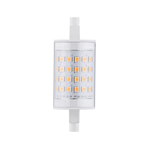 Paulmann Lampadina LED a forma di barra da 10 W, dimmerabile, 2700 K, R7s, colore: Bianco