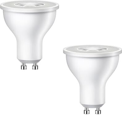 ledscom.de 2 lampadine GU10 LED, PAR16, bianco caldo (2700 K), 5,8 W, 468lm, 33