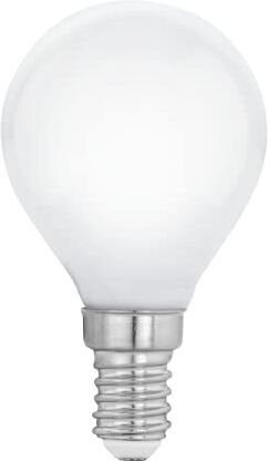 Eglo E14 LED, lampadina opalina a forma di goccia, 7 Watt (equivalente a 60 Watt), 806 lumen, luce bianca calda, 2700k, lampadina P45, Ø 4,5 cm