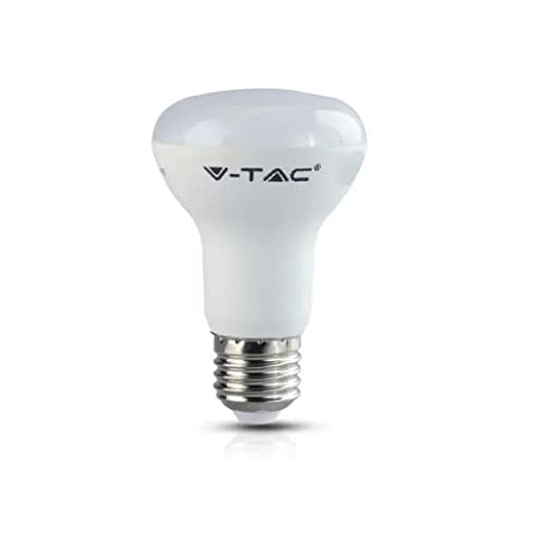 V-TAC Lampadina LED con Chip Samsung e Attacco Edison E27, 8,5W (Equivalenti a 60W) R63-806 Lumen Lampadina LED Massima Efficienza e Risparmio Energetico Luce 3000K Bianca Calda.