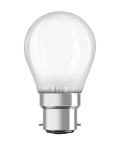 OSRAM Retrofit Classic P Lampadina LED, Attacco: E27, Bianca Fredda, 4000 K, 4 W, Equivalenti a 40 W, LED DAYLIGHT SENSOR CLASSIC A, Opaco, Taglia Unica