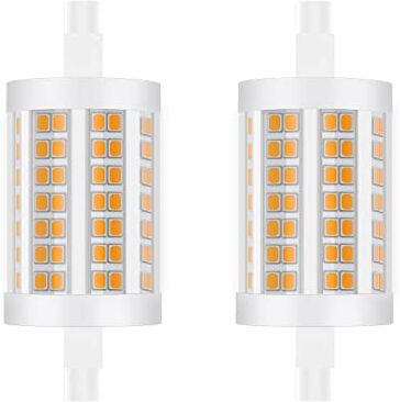 Bonlux Dimmerabile R7S LED 78mm 15W Bianco Caldo 3000k, Asta Alogena di Ricambio 1500LM 78MM J78 R7S 100W 150W, AC 200-240V, 28 * 28 * 78mm (Confezione da 2)