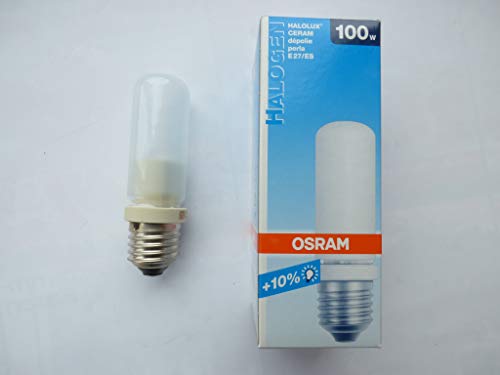 Osram Halolux Lampadina alogena E27, 100 W, opaca