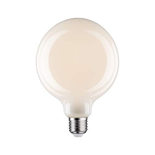 Paulmann Lampadina LED filamento G125 6 Watt lampadina classica dimmerabile opale 2700 K bianco caldo E27