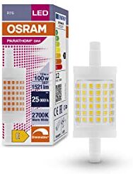 Osram Parathom Line LED R7s 78mm 12W 1521lm 827 Bianco Molto Caldo   Dimmerabile Sostitutiva 100W