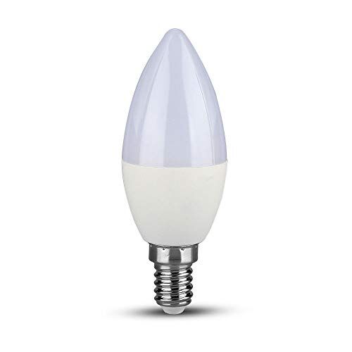V-TAC Lampadina LED a Candela 5.5 W, Bianco