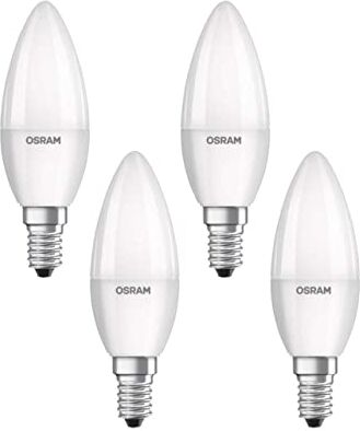 Osram Base Classic B 40 Lampada LED 5.0 W, E14, Bianco freddo, Confezione da 4 Lampade