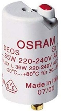 Osram Starter per Tubo Fluorescente G13, 65 W, Bianco