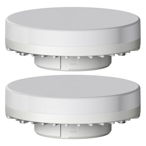 ledscom.de 2 pezzi lampadina GX53 LED, bianco (4100 K), 6,5 W, 644lm, dimmer a 3 livelli, opaco