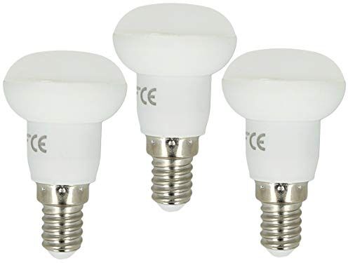 LEDLUX 3 Pezzi Lampadina Led a Riflettore, Led E14 R39, 3W=25W 220V, Diametro 39mm, Lunga 69mm (3000k)