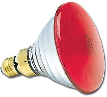 SYLVANIA Lampada alogena, 80 W, 240 V, PAR38 E27, FL 30 gradi, rosso