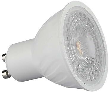 V-TAC Lampadine LED GU10-6W (Equivalenti a 60W) 445 Lumen Alta Luminosità Faretto Led GU10 per Massima Efficienza e Risparmio Energetico Luce Fredda 6400K