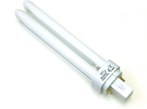 BELL 4X 26 Watt risparmio energetico CFL 2 pin lampada 26W bianco freddo 840 G24d-3 doppio giro 1800 lumen