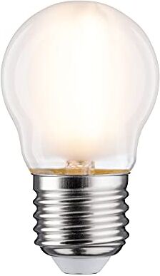 Paulmann LED filamento a goccia Watt lampadina classica opaco 2700 K bianco caldo E27, 6.5 W, 6,5 W