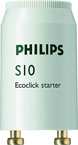 Philips S10 Ecoclick Starter per tubi luminosi, 4-65 W, 10 pz.