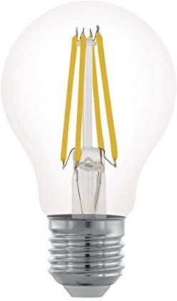 Eglo E14 LED, lampadina classica a forma di goccia, illuminazione retrò, 7 Watt (equivalente a 60 Watt), 806 lumen, luce bianco caldo, 2700k, lampadina Edison P45, Ø 4,5 cm