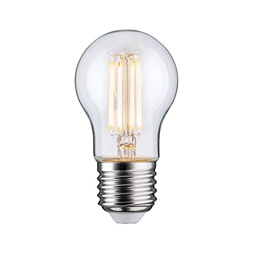 Paulmann LED filamento a Goccia 6,5 Watt Lampadina Classica Chiaro 2700 K Bianco Caldo E27 6.5 W