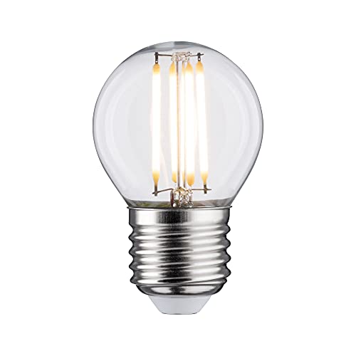 Paulmann LED filamento a Goccia 4,8 Watt Lampadina dimmerabile Chiaro 2700 K Bianco Caldo E27, 4.8 W