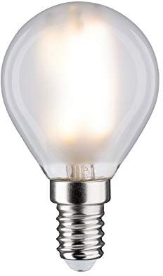 Paulmann Lampadina LED Goccia lampadina dimmerabile da 5 Watt opaco, bianco illuminazione plastica luce 4000 K E14