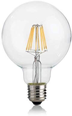 Ideal Lux Lampadina Classic e27 8w Globo d95 trasp 3000k Dim Lampadina LED