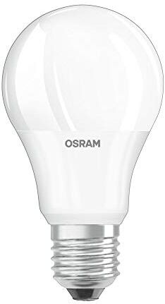 OSRAM Daylight Sensor Classic A Lampadina LED, Attacco: E27, Bianca Calda, 2700 K, 11 W, Equivalenti a 75 W, LED STAR MOTION SENSOR CLASSIC A, Opaco, Taglia Unica