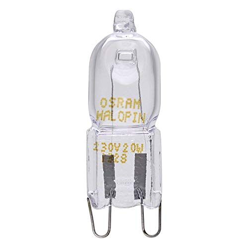 Osram ,20W = 25W 230v / 240v G9 66720 Halopin alogena di vetro libera della capsula G9 Lampada (pack x 20) [Classe energetica D]