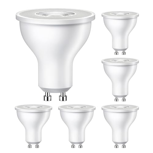 ledscom.de 6 lampadine GU10 LED, PAR16, bianco caldo (2700 K), 5,8 W, 468lm, 33