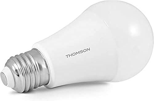 Thomson Lampadina Wi-Fi Ambiance bianca e colorata tipo E27, colore: Bianco