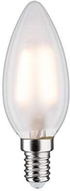 Paulmann Lampadina LED candela lampadina da 3 Watt opaco lampadina a bulbo illuminazione 2700 K E14