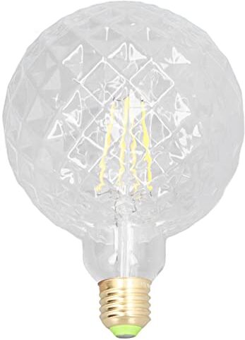 yaogohua Lampadine Rotonde 4W Forma Ananas Luci LED Luce Neutra 4000K E27 E26 Portalampada Dimmerabile Luce Antica Per Negozio 220V Lampadina Decorativa