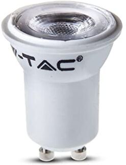 V-TAC VT-232 2W GU10 PLASTIC SPOTLIGHT WITH SAMSUNG CHIP COLORCODE:3000K MR11