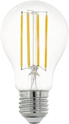 Eglo E27 LED, lampadina classica, fonte di luce per illuminazione retrò, 12 Watt (equivalente a 100 Watt), 1521 lumen, luce bianco caldo, 2700k, lampadina Edison A60, Ø 6 cm