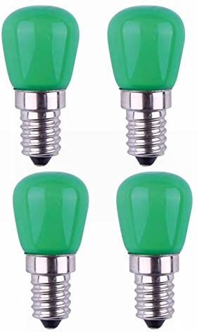 Lamptti Lampadina LED Colorata da 3 W Base E14, Mini lampadine di Ricambio 220 V Colori Vivaci Mini lampadine Decorazione per Illuminazione per Feste, 1/2/4 Pezzi