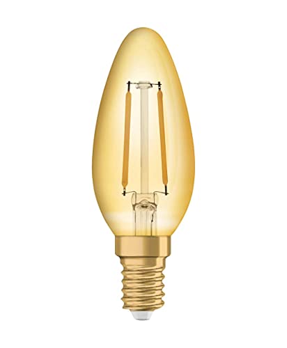 Osram Candela Lampadina LED, 2.5 W Equivalenti 22 W, Attacco E14, Luce Calda 2400K, Confezione da 1 Pezzo