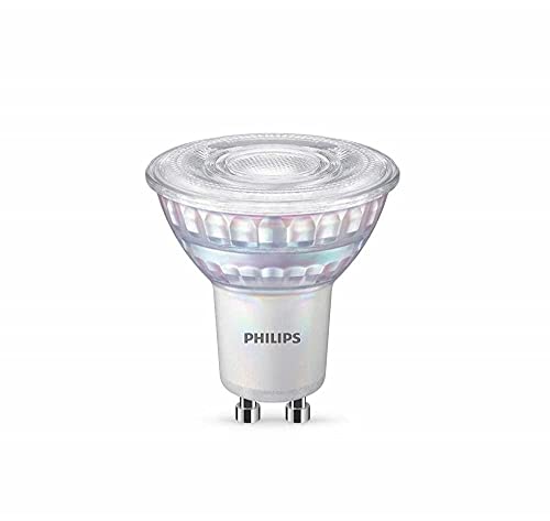 Philips Faretto LED, Equivalente a 50W, Attacco GU10, Luce Bianca, Dimmerabile
