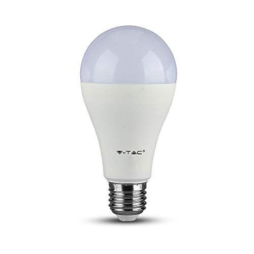 V-TAC Lampadina LED A65 E27, Bianco Freddo