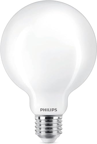 Philips LED Lampadina Smerigliata Globo, Equivalente a 120 W, Attacco E27, Luce Bianca Calda, Non Dimmerabile