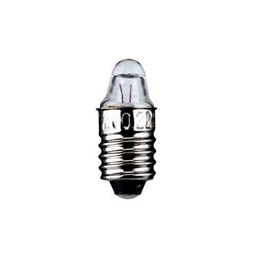 goobay – Lotto di 5 lampadine a forma di lente da 0,5 W, attacco E10, 2,2 V (CD), 250 mA