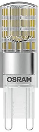 OSRAM Lampada LED pin con attacco G9, bianco caldo (2700 K), lampada a bassa tensione 12V, 2,6 W, sostituisce la lampada tradizionale da 30 W, confezione doppia