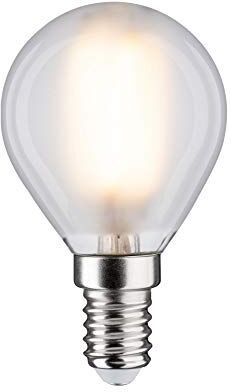 Paulmann LED filamento a goccia 5 Watt lampadina classica dimmerabile opaco 2700 K bianco caldo E14 5 W