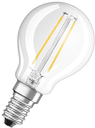 Osram LED RETROFIT Filament Classic P 25 WW E14 BLI W, Chiara, Confezione da 1