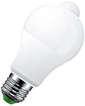 LEDLUX Lampada Led E27 Con Sensore di Movimento, 12W 1050 Lumen, Forma Bulbo A60, Bianco Freddo 6500K (1)