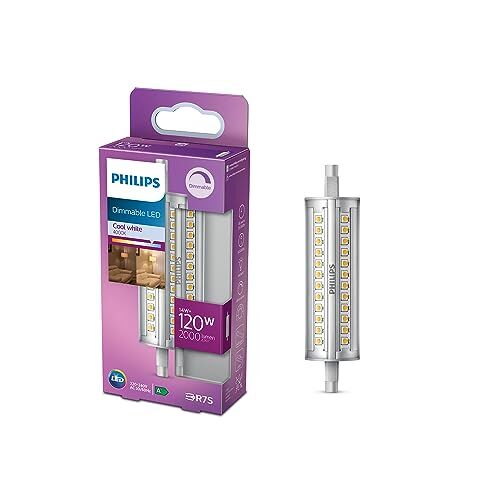 Philips , Lampadina Capsule, 120W, attacco R7S, Luce Bianca Fredda, Dimmerabile