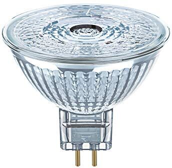 OSRAM LED STAR MR16 12 V Lampadina LED con Riflettore, Attacco: GU10, Bianca Calda, 2700 K, 6.90 W, Equivalenti a 80 W, LED STAR PAR16, Chiaro, Taglia Unica