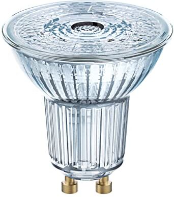 Osram Spot PAR16 Lampadine LED, 2.6 W Equivalenti 35 W, Attacco GU10, Luce Calda 2700K, Confezione da 6 Pezzi