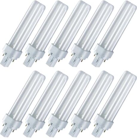 Osram ,10 Piece Dulux D 26 Watt 830 2P G24d-3  Flourescent Lights